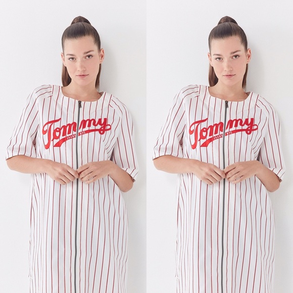 baseball shirt dress